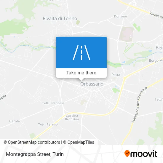Montegrappa Street map
