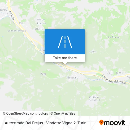 Autostrada Del Frejus - Viadotto Vigna 2 map