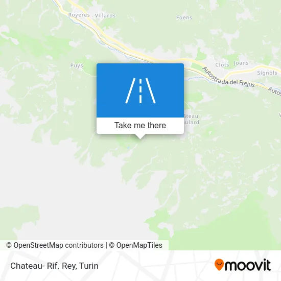 Chateau- Rif. Rey map
