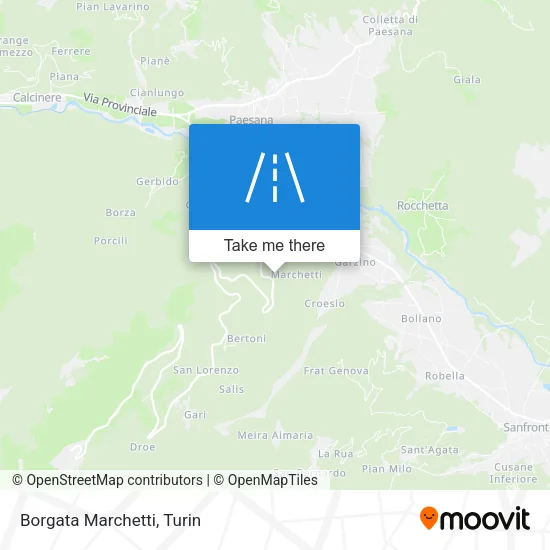 Borgata Marchetti map