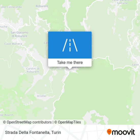 Strada Della Fontanella map