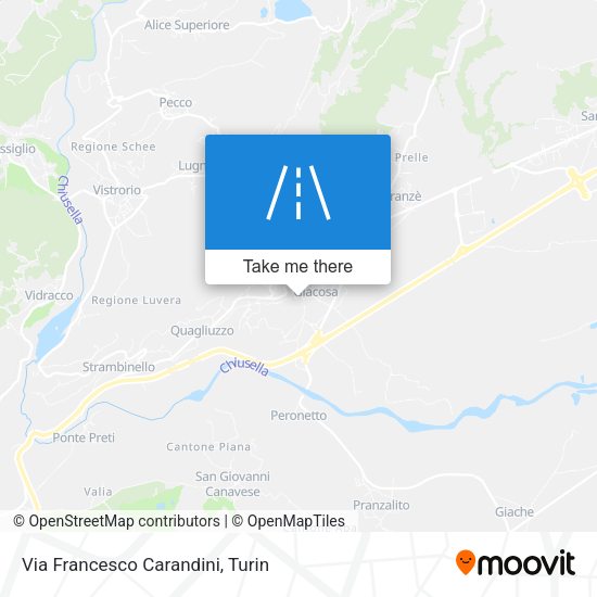 Via Francesco Carandini map
