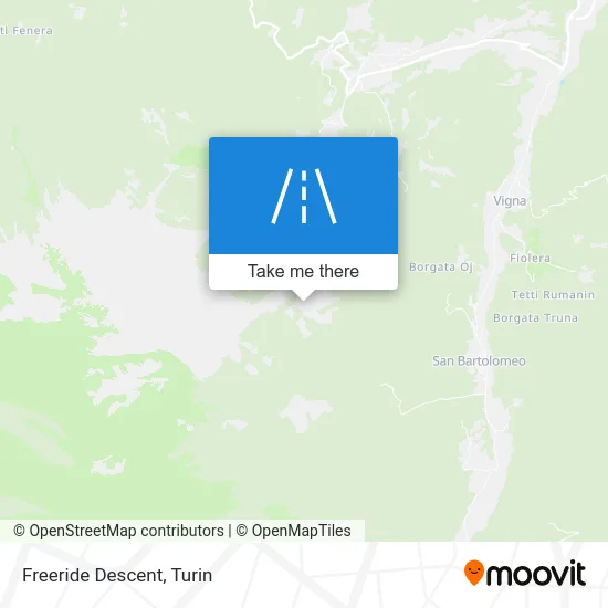 Freeride Descent map