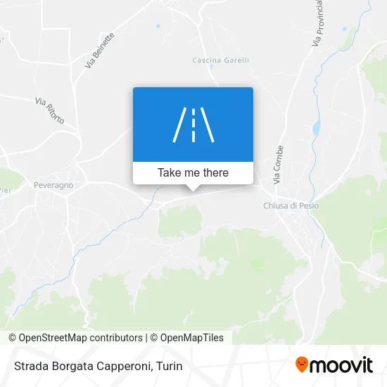 Strada Borgata Capperoni map