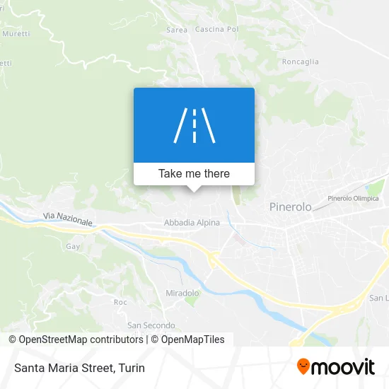 Santa Maria Street map