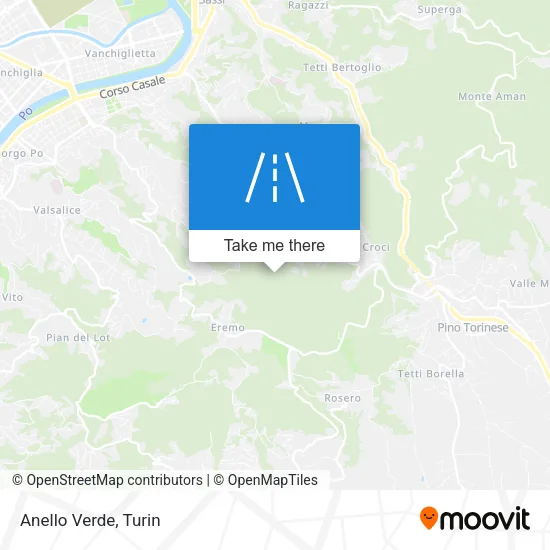 Anello Verde map