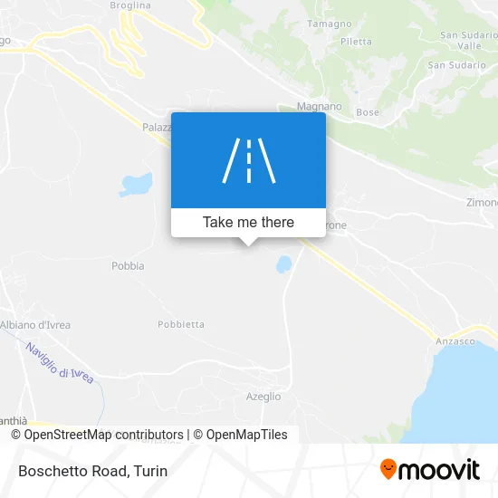 Boschetto Road map