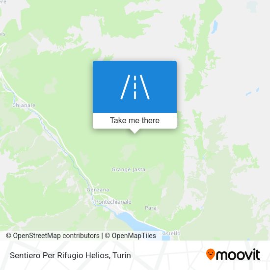 Sentiero Per Rifugio Helios map