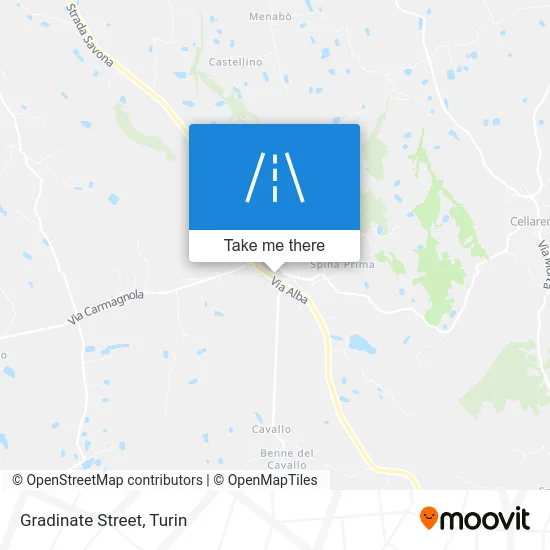 Gradinate Street map
