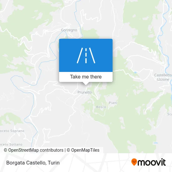 Borgata Castello map