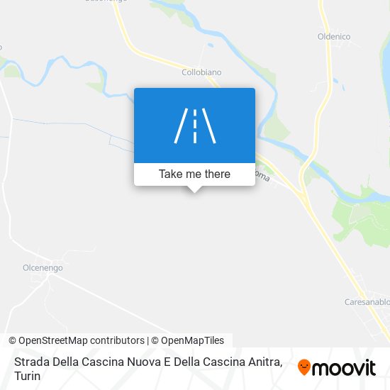 Strada Della Cascina Nuova E Della Cascina Anitra map