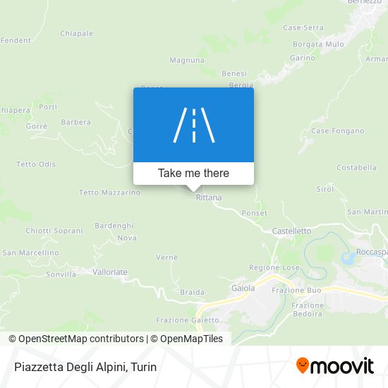 Piazzetta Degli Alpini map