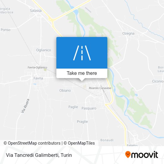 Via Tancredi Galimberti map