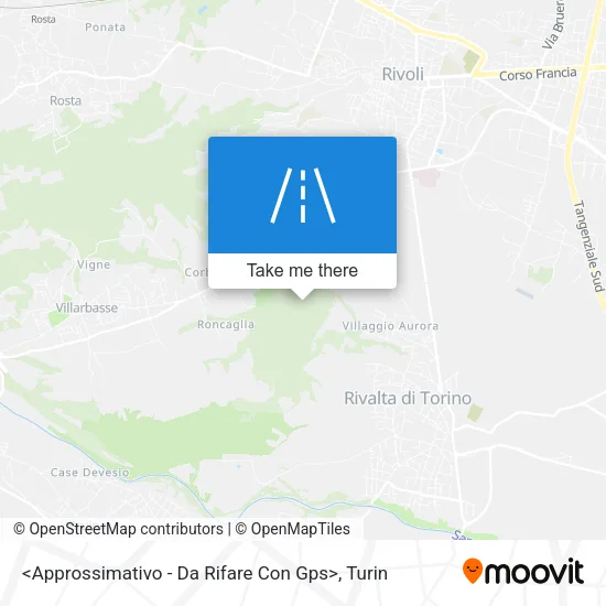 <Approssimativo - Da Rifare Con Gps> map
