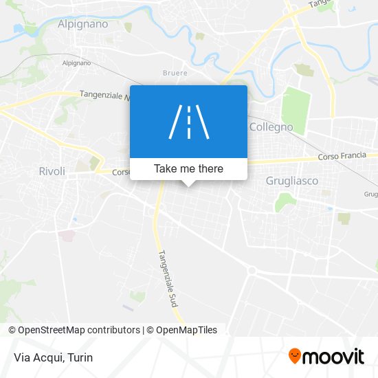 Via Acqui map