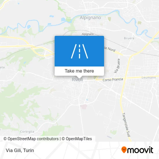 Via Gili map