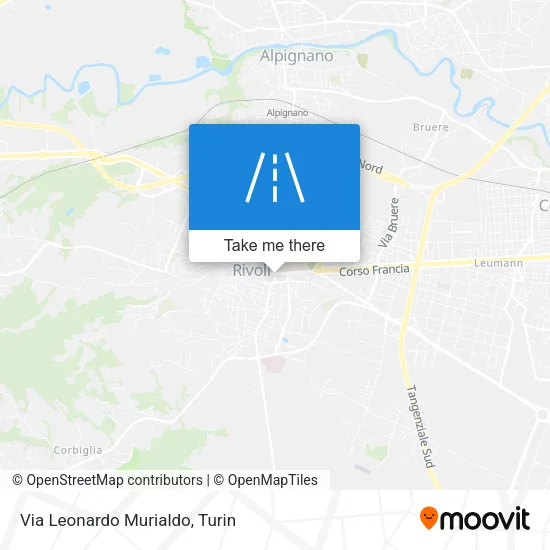 Via Leonardo Murialdo map