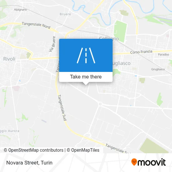 Novara Street map