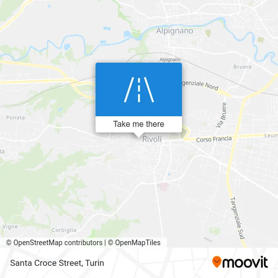 Santa Croce Street map