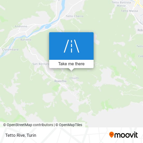 Tetto Rive map