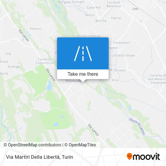Via Martiri Della Libertà map
