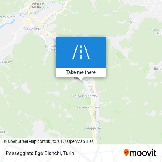 Passeggiata Ego Bianchi map