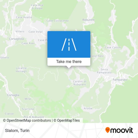 Slalom map