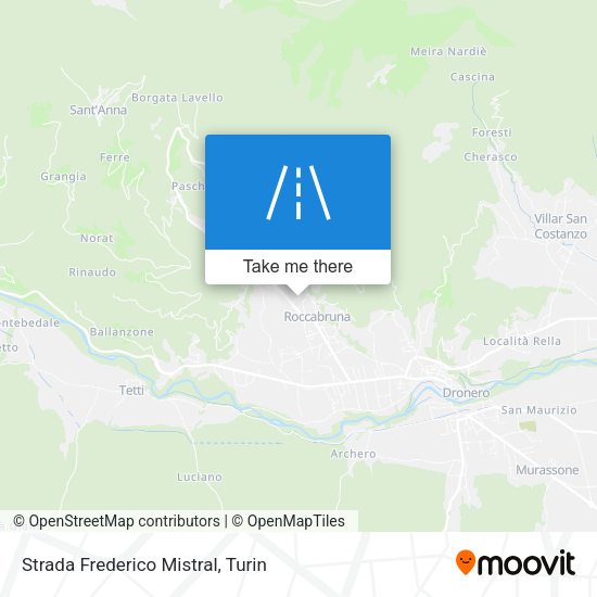 Strada Frederico Mistral map