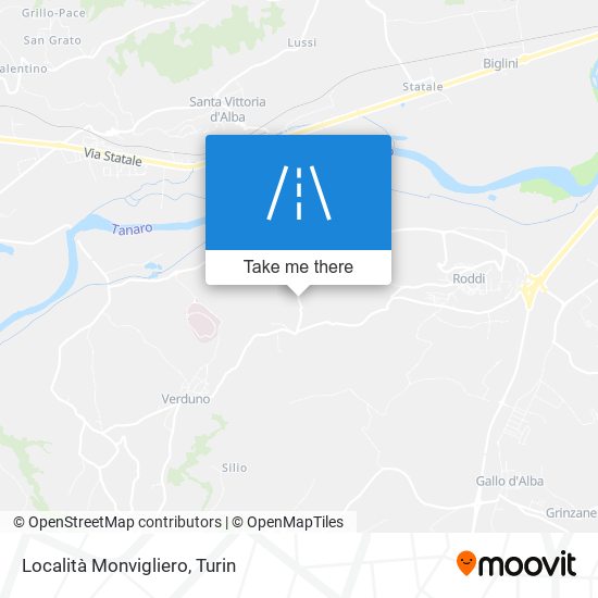 Località Monvigliero map