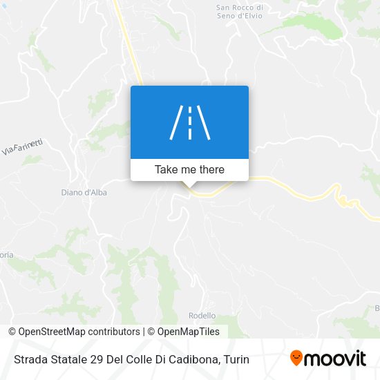 Strada Statale 29 Del Colle Di Cadibona map