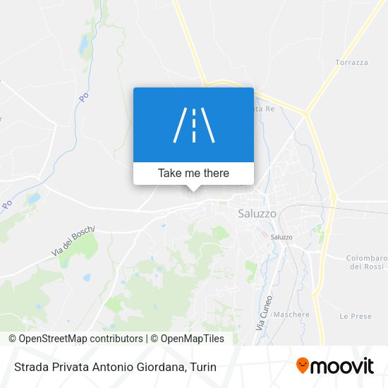 Strada Privata Antonio Giordana map