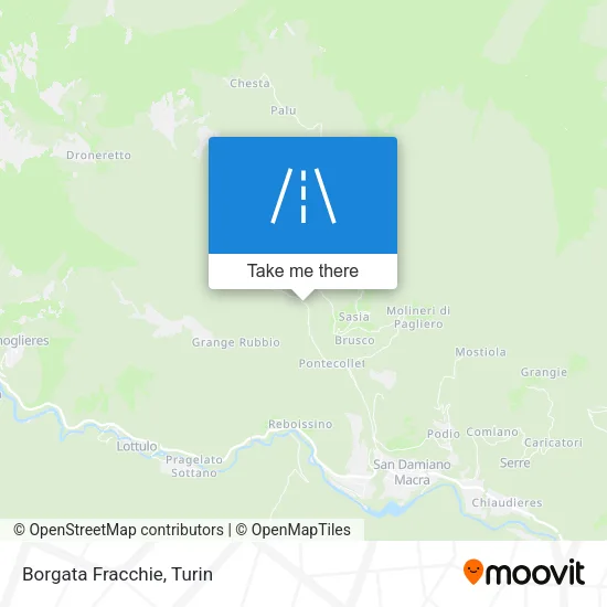 Borgata Fracchie map