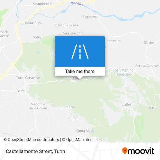 Castellamonte Street map