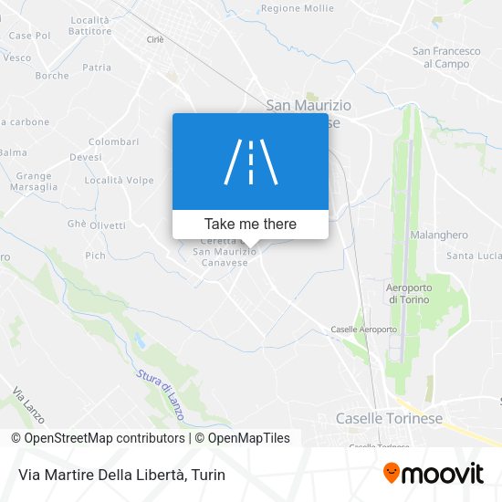 Via Martire Della Libertà map