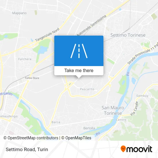 Settimo Road map
