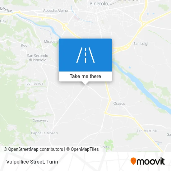 Valpellice Street map