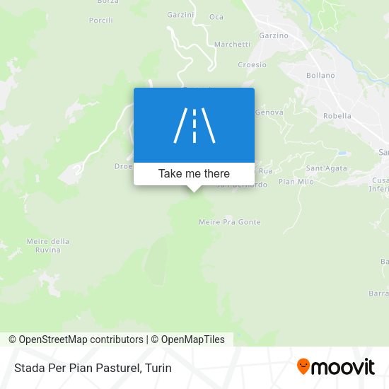 Stada Per Pian Pasturel map