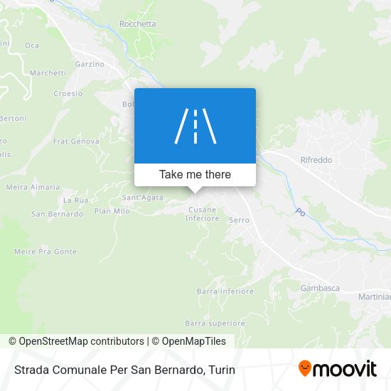 Strada Comunale Per San Bernardo map