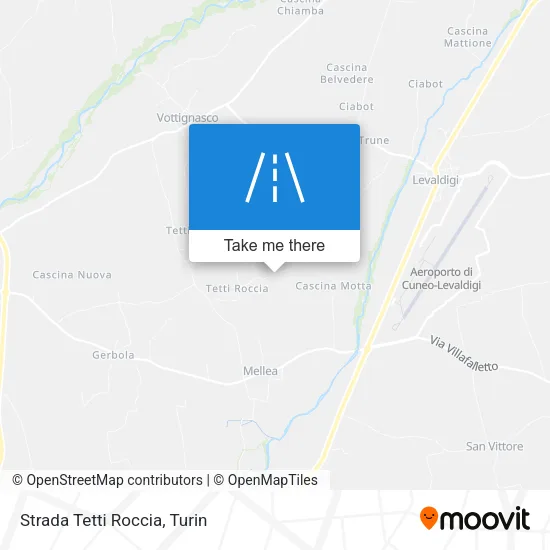 Strada Tetti Roccia map