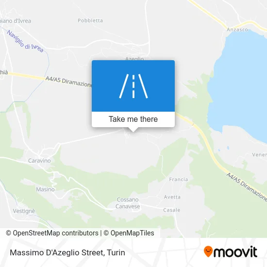 Massimo D'Azeglio Street map