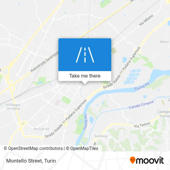Montello Street map