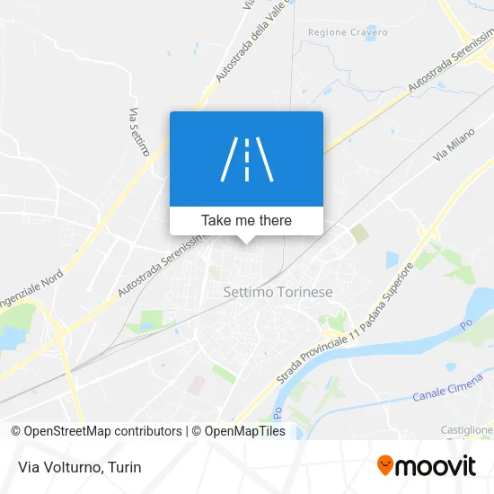 Via Volturno map