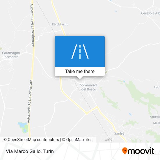 Via Marco Gallo map