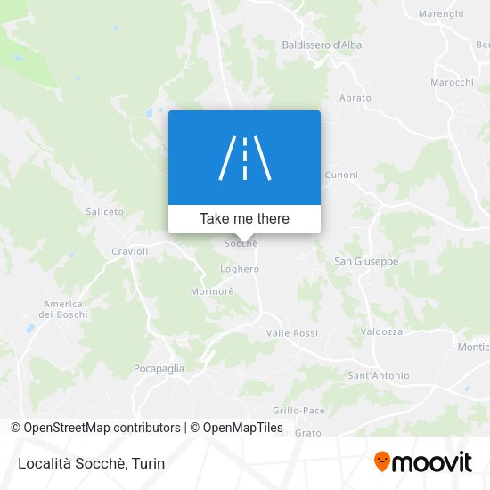 Località Socchè map