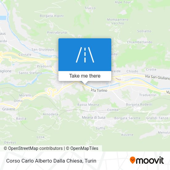 Corso Carlo Alberto Dalla Chiesa map
