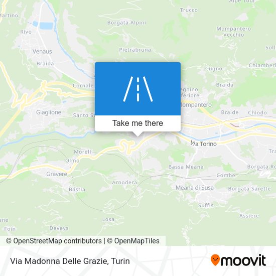 Via Madonna Delle Grazie map