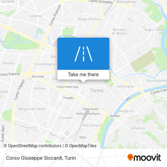 Corso Giuseppe Siccardi map