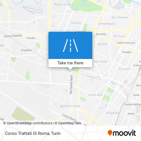 Corso Trattati Di Roma map