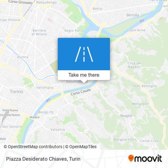 Piazza Desiderato Chiaves map