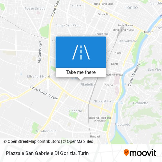 Piazzale San Gabriele Di Gorizia map